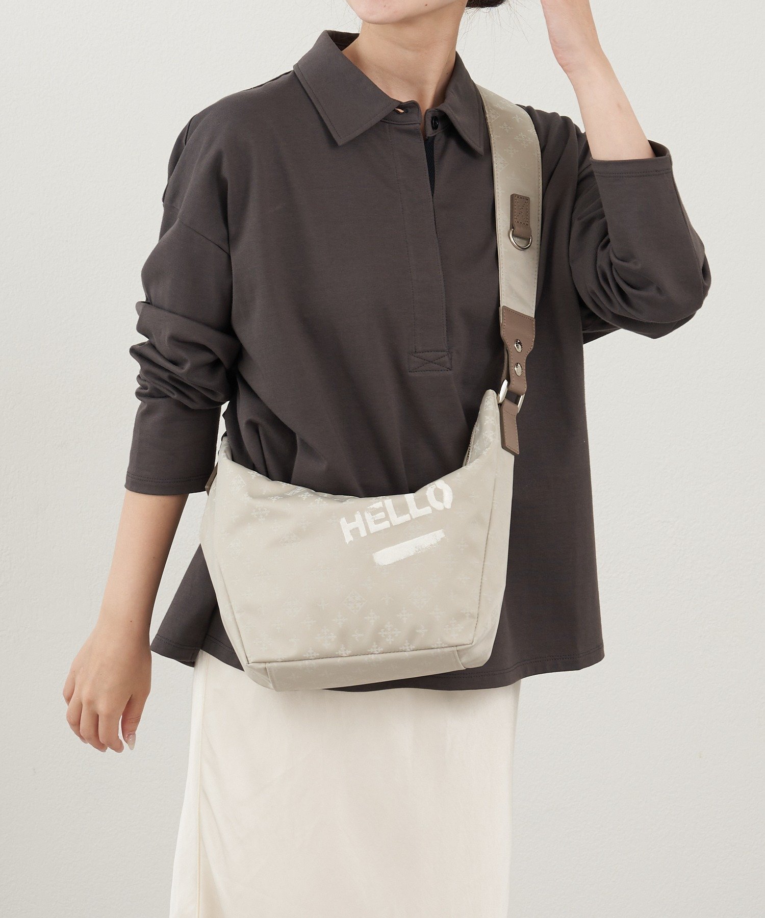 【ラシット/russet】のステンシル風プリント ナイロン2WAYミニショルダーバッグ インテリア・キッズ・メンズ・レディースファッション・服の通販 founy(ファニー) ファッション Fashion レディースファッション Fashion for Women バッグ Bags エレガント 上品 Elegant 傘 Umbrella, Parasol ショルダー Shoulder, Shoulder Strap シンプル Simple, Minimal スタイリッシュ Stylish, Fashionable ダブル Double, Double-Breasted なめらか Smooth, Silky Texture 人気 Popular, Best Seller プリント Print, Printed Pattern ベーシック Basic, Essential ポケット Pocket, Pocket Detail ワーク Workwear, Utility Style おすすめ Recommended / Our Picks 卒業式 Graduation Ceremony ビジネス 仕事 通勤 Business / Work / Commuting 2025年 2025 2025-2026秋冬・A/W Autumn/Winter 2025–26 AW25–26 エクリュ|ID: prp329100004862045 ipo3291000000036075164