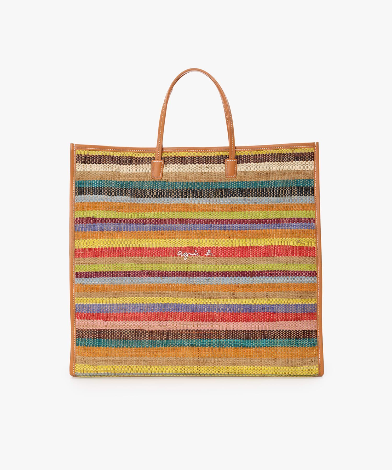 【アニエスベー ファム/agnes b. FEMME】のトートバッグ WAX35-03 インテリア・キッズ・メンズ・レディースファッション・服の通販 founy(ファニー) ファッション Fashion レディースファッション Fashion for Women バッグ Bags フロント Front, Front Design ポケット Pocket, Pocket Detail ラフィア Raffia, Natural Straw 人気 Popular, Best Seller 定番 Standard, Basic Item ブラウン系|ID: prp329100004862053 ipo3291000000036075259