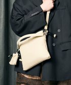 【メゾンスペシャル/MAISON SPECIAL】の2WAY Drawstring Leather Shoulder Bag With Drawstring Charm 人気、トレンドファッション・服の通販 founy(ファニー) ファッション Fashion レディースファッション Fashion for Women おすすめ Recommended / Our Picks チャーム Charm, Pendant バランス Balance, Style Balance フォルム Silhouette, Form ポケット Pocket, Pocket Detail エレガント 上品 Elegant 巾着 Drawstring Bag, Kinchaku thumbnail O.WHT|ID: prp329100004862055 ipo3291000000036075315