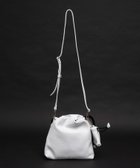 【メゾンスペシャル/MAISON SPECIAL】の2WAY Drawstring Leather Shoulder Bag With Drawstring Charm 人気、トレンドファッション・服の通販 founy(ファニー) ファッション Fashion レディースファッション Fashion for Women おすすめ Recommended / Our Picks チャーム Charm, Pendant バランス Balance, Style Balance フォルム Silhouette, Form ポケット Pocket, Pocket Detail エレガント 上品 Elegant 巾着 Drawstring Bag, Kinchaku thumbnail WHT|ID: prp329100004862055 ipo3291000000036075321