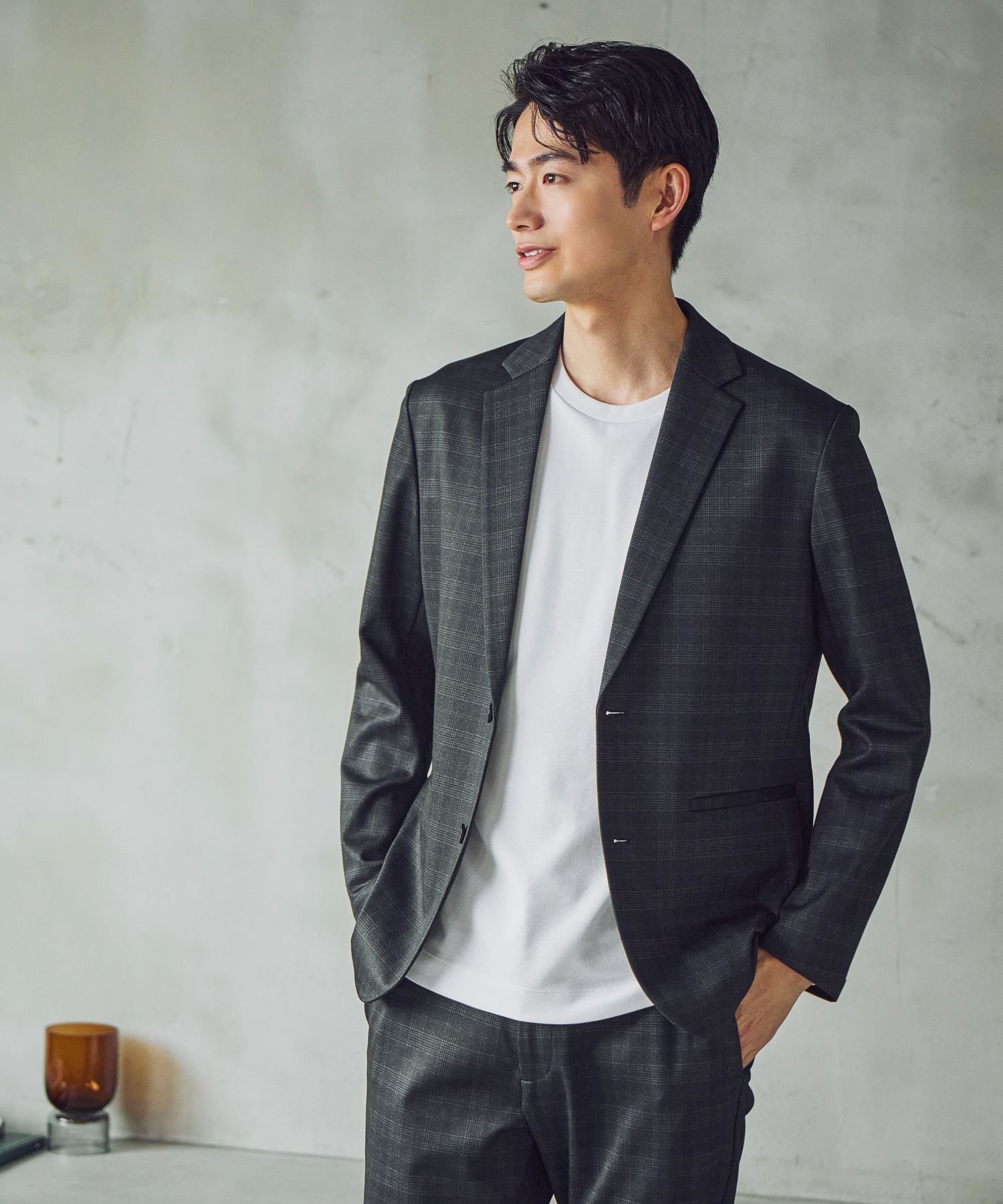 【グローバルワーク/GLOBAL WORK / MEN】のスマらくジャケット/601167 インテリア・キッズ・メンズ・レディースファッション・服の通販 founy(ファニー) ファッション Fashion メンズファッション Fashion for Men おすすめ Recommended / Our Picks シンプル Simple, Minimal ジャケット Jacket, Outerwear ストレッチ Stretch, Stretchy Fabric スマート Smart, Elegant セットアップ Set-Up, Coordinated Outfit フィット Fit, Slim Fit ポケット Pocket, Pocket Detail ネイビー柄89|ID: prp329100004862284 ipo3291000000036088783