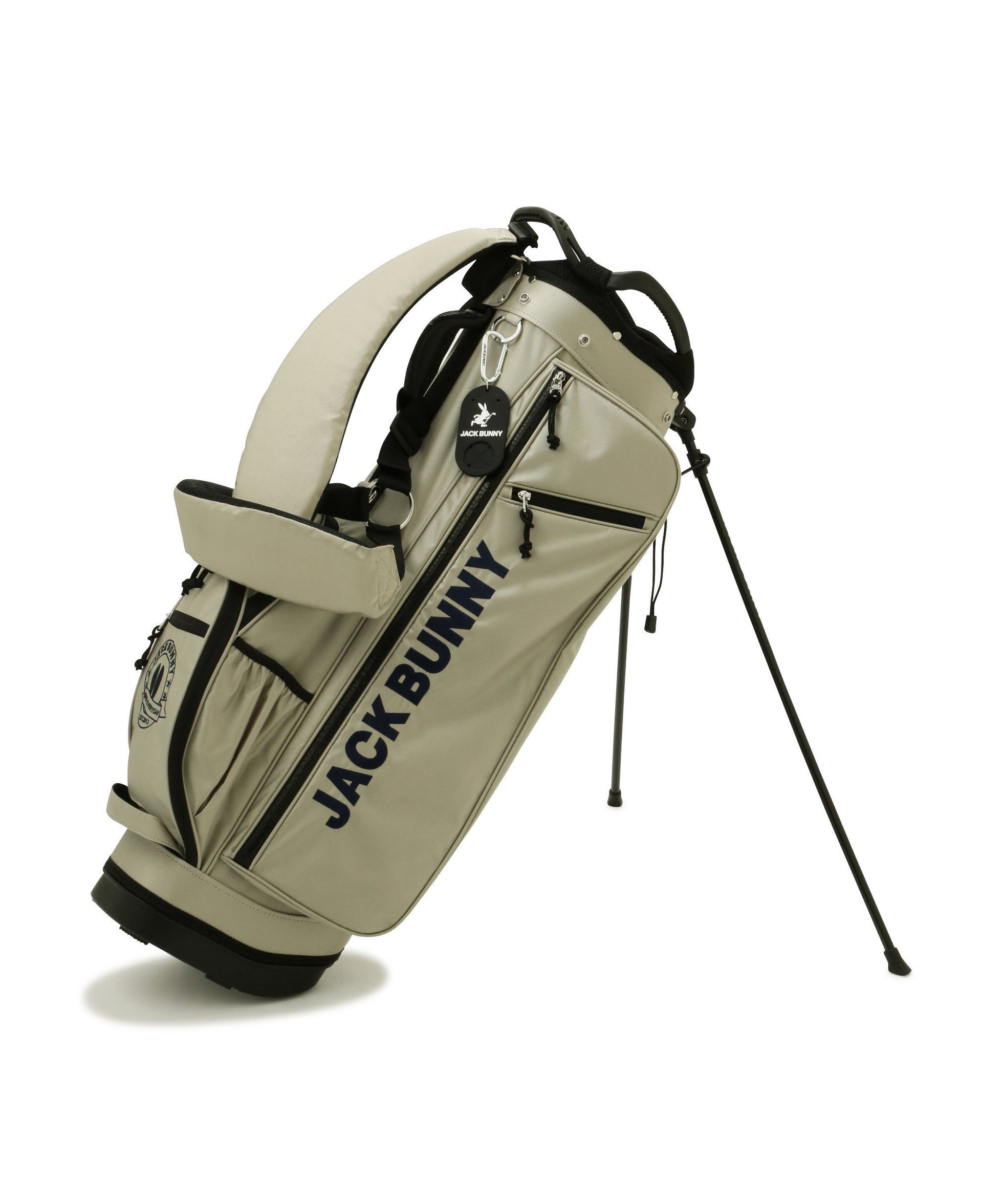 【ジャックバニー/Jack Bunny / MEN】のキャディバッグ (46インチ対応) (UNISEX) インテリア・キッズ・メンズ・レディースファッション・服の通販 founy(ファニー) ファッション Fashion メンズファッション Fashion for Men バッグ Bags スタンド Stand Collar, Upright Stand タオル Towel, Bath Towel 定番 Standard, Basic Item バランス Balance, Style Balance プレート Plate, Dish ポケット Pocket, Pocket Detail ユニセックス Unisex, Genderless ラウンド Round, Round Neck おすすめ Recommended / Our Picks ベージュ|ID: prp329100004862291 ipo3291000000036089024
