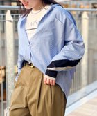 【ノーリーズ/NOLLEY'S】のバックヨークテープブラウス 人気、トレンドファッション・服の通販 founy(ファニー) ファッション Fashion レディースファッション Fashion for Women トップス・カットソー Cut & Sew Tops シャツ・ブラウス・オフィスカジュアル Elegant Blouses & Button-Ups バッグ Bags 春 Spring ストライプ Stripe, Striped Pattern 人気 Popular, Best Seller ポケット Pocket, Pocket Detail ヨーク Yoke, Yoke Design S/S・春夏 SS, Spring/Summer, Warm Season アウトレット Outlet / Clearance おすすめ Recommended / Our Picks 夏 Summer 2026年 2026 thumbnail ブルー系その他|ID: prp329100004862305 ipo3291000000036089461