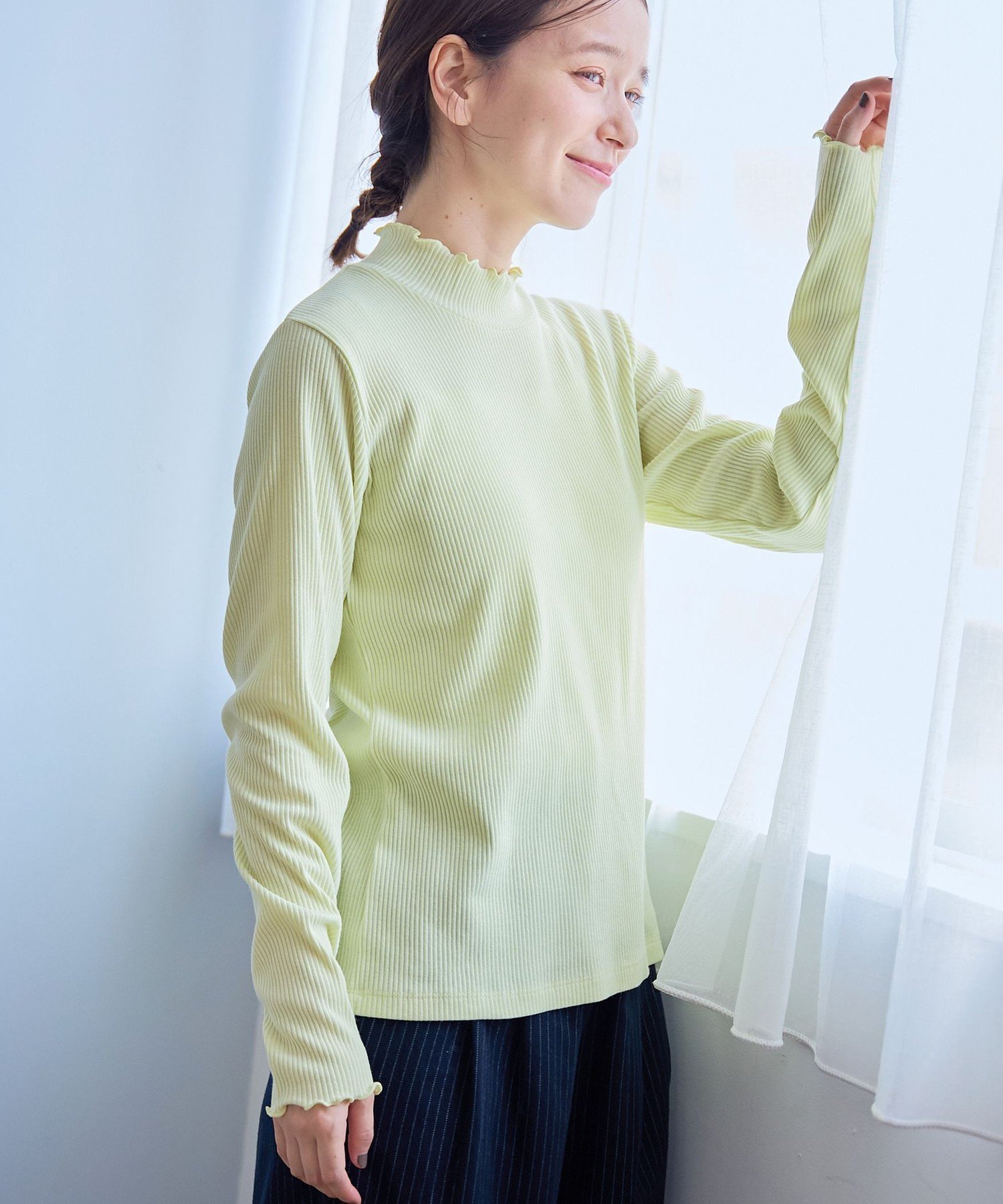 【コーエン/COEN】の【定番 / 新色追加】メロータートルネックロンT インテリア・キッズ・メンズ・レディースファッション・服の通販 founy(ファニー) 　ファッション　Fashion　レディースファッション　Fashion for Women　トップス・カットソー　Cut & Sew Tops　ロングTシャツ・Tシャツ　Longline T-Shirts & Tees　タートルネック・ハイネックトップス　Turtlenecks & High-Neck Tops　インナー　Innerwear　シンプル　Simple, Minimal　スウェット / スエット　Sweatshirt, Sweatwear　タートルネック　Turtleneck, High Neck　デニム　Denim, Jeans Material　トレンド　Trend, Trending Now　定番　Standard, Basic Item　フィット　Fit, Slim Fit　フレア　Flare, Flared　ボーダー　Border, Stripe　おすすめ　Recommended / Our Picks　2026年　2026　LIME|ID: prp329100004862306 ipo3291000000036089501