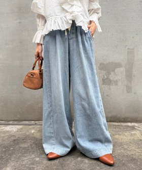 【チャオパニックティピー/CIAOPANIC TYPY】の【低身長・高身長対応/サイズ展開あり】柔らかワイドイージーパンツ 人気、トレンドファッション・服の通販 founy(ファニー) ファッション Fashion レディースファッション Fashion for Women パンツ Pants & Trousers シアー Sheer, See-Through タンク Tank Top, Sleeveless Top 楽ちん Easy Fit, Comfortable ワイド Wide, Wide Fit おすすめ Recommended / Our Picks |ID:prp329100004862308