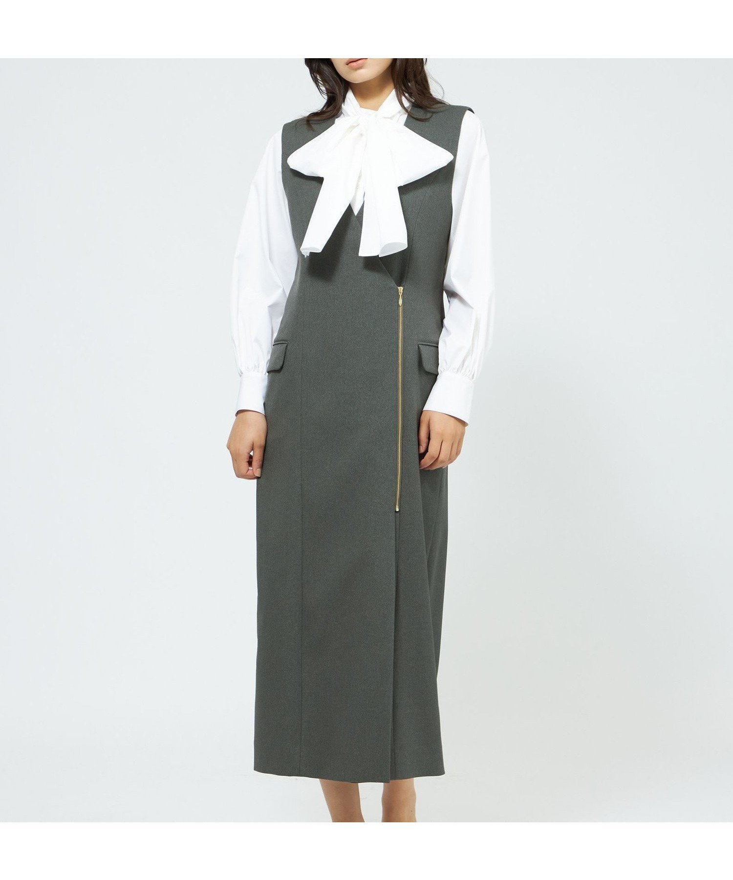 【エポカ/EPOCA】の【EPOCA STORIA】2wayジレワンピース《WEB EPOCA THE SHOP店舗限定》 人気、トレンドファッション・服の通販 founy(ファニー) 　ファッション　Fashion　レディースファッション　Fashion for Women　アウター　Coat / Outerwear Collection　おすすめ　Recommended / Our Picks　エレガント 上品　Elegant　コレクション　Collection, Seasonal Line　冬　Winter / This Winter　定番　Standard, Basic Item　春　Spring　秋　Autumn　 other-1|ID: prp329100004862324 ipo3291000000036090241