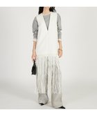 【プランク プロジェクト/PRANK PROJECT】のフリンジワンピース / Fringe One-Piece 人気、トレンドファッション・服の通販 founy(ファニー) ファッション Fashion レディースファッション Fashion for Women ワンピース Dresses カッティング Cutting Detail シンプル Simple, Minimal ジャケット Jacket, Outerwear ドレス Dress, One-Piece フォルム Silhouette, Form フリンジ Fringe, Tassel thumbnail WHT|ID: prp329100004862329 ipo3291000000036090349