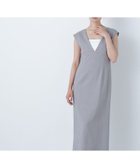 【ナチュラル ビューティー ベーシック/NATURAL BEAUTY BASIC】のシャークスキンナロージャンスカ 人気、トレンドファッション・服の通販 founy(ファニー) ファッション Fashion レディースファッション Fashion for Women おすすめ Recommended / Our Picks インナー Innerwear キャミソール Camisole, Spaghetti Strap Top フェミニン Feminine, Girly メランジ Melange, Mixed Yarn ラップ Wrap, Wrap Design thumbnail グレー|ID: prp329100004862331 ipo3291000000036090395