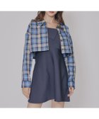 【レディアゼル/REDYAZEL】のチェックショートシャツ*ニットミニワンピース 人気、トレンドファッション・服の通販 founy(ファニー) ファッション Fashion レディースファッション Fashion for Women ワンピース Dresses クロップド Cropped, Short Length ショルダー Shoulder, Shoulder Strap ショート Short, Short Length セットアップ Set-Up, Coordinated Outfit チェック Check, Plaid, Tartan トレンド Trend, Trending Now ドロップ Drop Shoulder, Dropped Style フェミニン Feminine, Girly ロング Long, Long-Length 秋 Autumn A/W・秋冬 Autumn/Winter thumbnail 紺系チェック|ID: prp329100004862347 ipo3291000000036090756