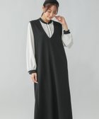 【グローバルワーク/GLOBAL WORK】のスゴラクストレッチVネックジャンスカ/133616 人気、トレンドファッション・服の通販 founy(ファニー) ファッション Fashion レディースファッション Fashion for Women トップス・カットソー Cut & Sew Tops Vネックトップス V-Neck Tops / V-Cut Neckline Shirts ジョーゼット Georgette, Semi-Sheer Fabric スリット Slit, Slit Detail パール Pearl, Pearl Accent ポケット Pocket, Pocket Detail ロング Long, Long-Length 楽ちん Easy Fit, Comfortable thumbnail ブラック09|ID: prp329100004862348 ipo3291000000036090776