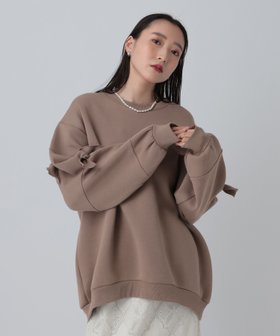 【レプシィム ローリーズファーム/LEPSIM LOWRYS FARM】のパフエアリボンチュニック 人気、トレンドファッション・服の通販 founy(ファニー) ファッション Fashion レディースファッション Fashion for Women トップス・カットソー Cut & Sew Tops おすすめ Recommended / Our Picks シンプル Simple, Minimal トレンド Trend, Trending Now ラウンド Round, Round Neck リボン Ribbon, Bow |ID:prp329100004862354