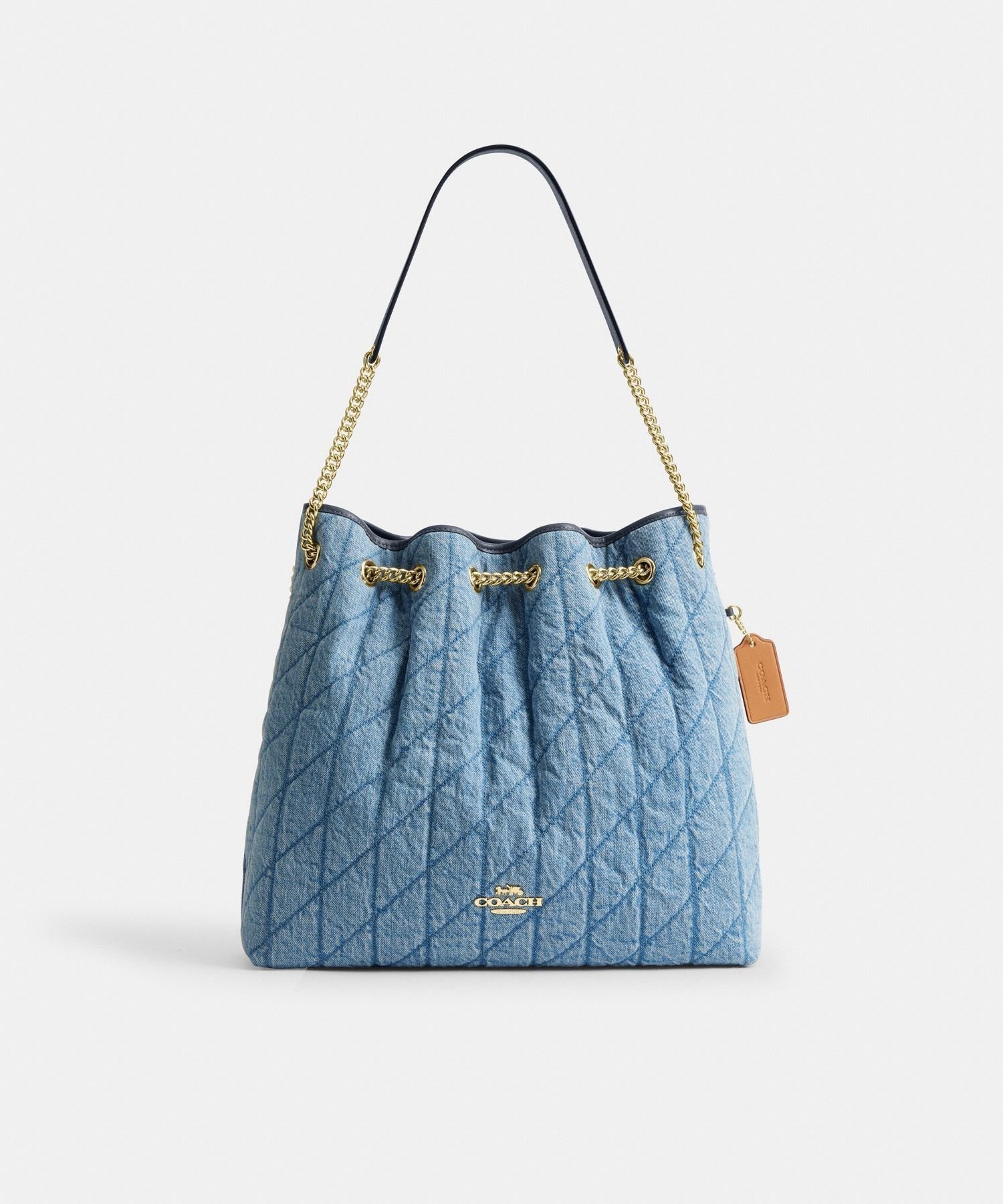 【コーチ/COACH】の【公式】エヴリン ラージ ショルダー バッグ・キルティング 人気、トレンドファッション・服の通販 founy(ファニー) 　ファッション　Fashion　レディースファッション　Fashion for Women　キルティング　Quilted, Quilting　シューズ　Shoes, Footwear　ショルダー　Shoulder, Shoulder Strap　財布　Wallet, Purse　デニム　Denim, Jeans Material　トリミング　Trimming, Decorative Edge　ポケット　Pocket, Pocket Detail　ラップ　Wrap, Wrap Design　アウトレット　Outlet / Clearance　 other-1|ID: prp329100004862357 ipo3291000000036090974