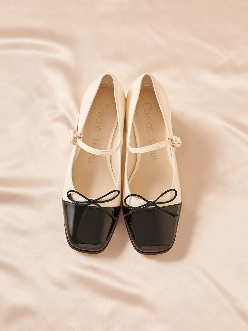 【スナイデル/SNIDEL】の【Chacott】メリージェーン インテリア・キッズ・メンズ・レディースファッション・服の通販 founy(ファニー) 　ファッション　Fashion　レディースファッション　Fashion for Women　インソール　Shoe Insole　エナメル　Patent Leather　エレガント 上品　Elegant　クッション　Cushion, Throw Pillow　今季　This Season, Current Season　サテン　Satin, Glossy Fabric　シューズ　Shoes, Footwear　スマート　Smart, Elegant　ダブル　Double, Double-Breasted　バレエ　Ballet, Ballet Style　ミックス　Mix, Mixed Style　ラップ　Wrap, Wrap Design　リボン　Ribbon, Bow　MIX[930]|ID: prp329100004862360 ipo3291000000036091048