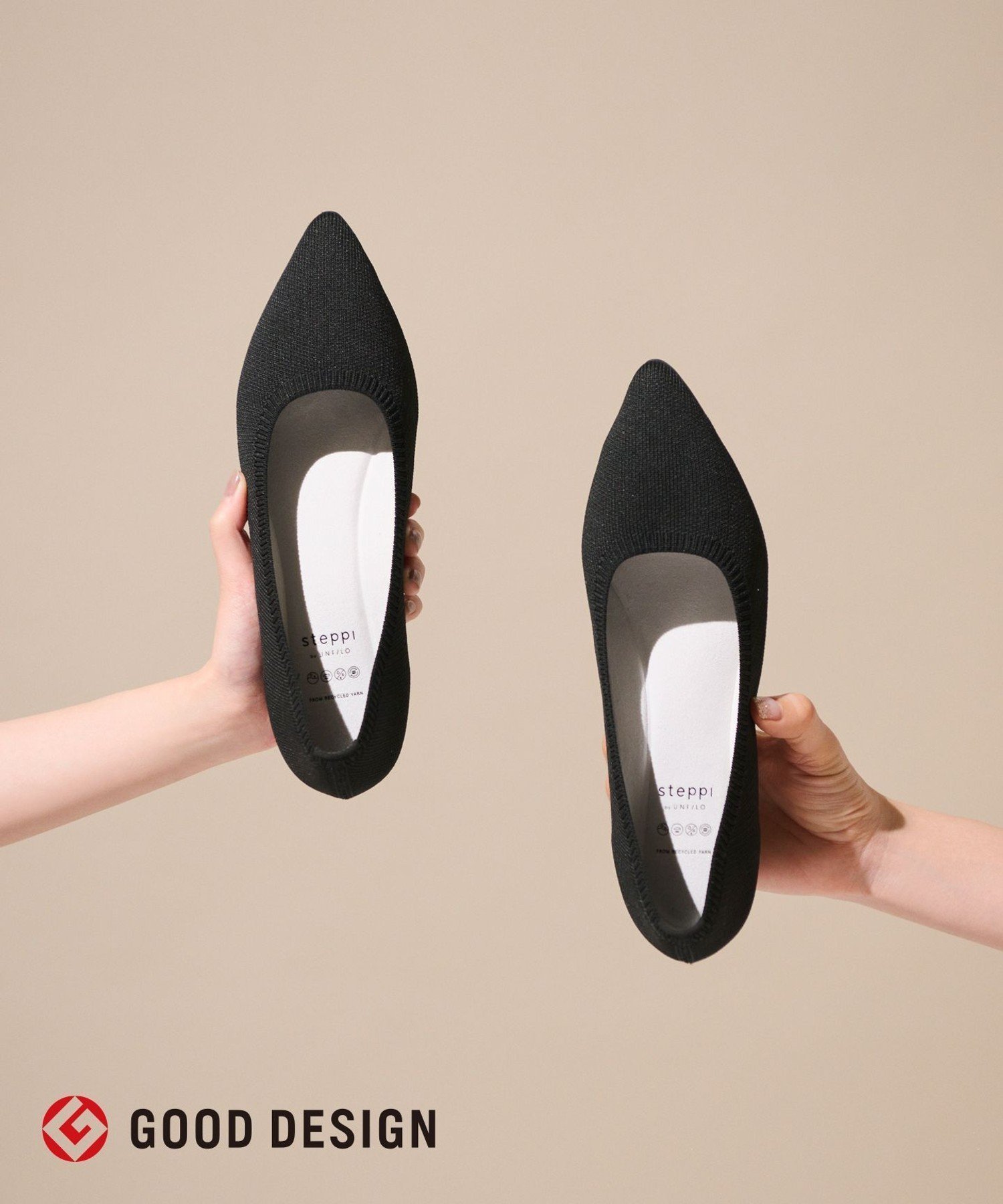 【ステッピ/steppi】の【洗える/撥水】ベーシック ポインテッド パンプス インテリア・キッズ・メンズ・レディースファッション・服の通販 founy(ファニー) 　ファッション　Fashion　レディースファッション　Fashion for Women　春　Spring　洗える　Machine Washable　クッション　Cushion, Throw Pillow　軽量　Lightweight, Ultra Light　シューズ　Shoes, Footwear　スニーカー　Sneakers, Trainers　バランス　Balance, Style Balance　ベーシック　Basic, Essential　ポインテッド　Pointed Toe, Sharp Toe　ランニング　Running, Running Wear, Activewear, Jogging　おすすめ　Recommended / Our Picks　ビジネス 仕事 通勤　Business / Work / Commuting　ブラック[005]|ID: prp329100004862386 ipo3291000000036091539