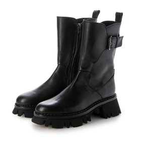 【ラボキゴシ ワークス/RABOKIGOSHI works】の5.5cm本革厚底ミディアムブーツ 人気、トレンドファッション・服の通販 founy(ファニー) ファッション Fashion レディースファッション Fashion for Women ショート Short, Short Length デニム Denim, Jeans Material 厚底 Platform Shoes |ID:prp329100004862403