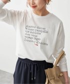 【スピック&スパン/Spick & Span】のLa Hutte / ラ ユット 別注ロゴ刺しゅう L/S Tee* 人気、トレンドファッション・服の通販 founy(ファニー) ファッション Fashion レディースファッション Fashion for Women アウトドア Outdoor Clothing インナー Innerwear コンパクト Compact, Small Size フランス France, French プリント Print, Printed Pattern 別注 Limited Edition, Custom Order ロング Long, Long-Length thumbnail ホワイト|ID: prp329100004862797 ipo3291000000036118829