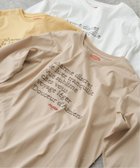 【スピック&スパン/Spick & Span】のLa Hutte / ラ ユット 別注ロゴ刺しゅう L/S Tee* 人気、トレンドファッション・服の通販 founy(ファニー) ファッション Fashion レディースファッション Fashion for Women アウトドア Outdoor Clothing インナー Innerwear コンパクト Compact, Small Size フランス France, French プリント Print, Printed Pattern 別注 Limited Edition, Custom Order ロング Long, Long-Length thumbnail ベージュ|ID: prp329100004862797 ipo3291000000036118833