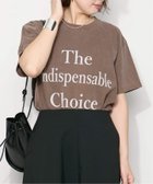 【ジャーナルスタンダード レサージュ/journal standard L'essage】の【THE INDIS~】ピグメントTシャツ 人気、トレンドファッション・服の通販 founy(ファニー) ファッション Fashion レディースファッション Fashion for Women トップス・カットソー Cut & Sew Tops シャツ・ブラウス・オフィスカジュアル Elegant Blouses & Button-Ups ロングTシャツ・Tシャツ Longline T-Shirts & Tees インディゴ Indigo Denim デニム Denim, Jeans Material ビンテージ Vintage, Retro Style プリント Print, Printed Pattern 2026年 2026 thumbnail ブラウン|ID: prp329100004862803 ipo3291000000036118901