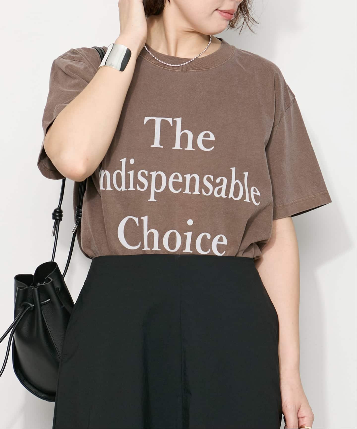 【ジャーナルスタンダード レサージュ/journal standard L'essage】の【THE INDIS~】ピグメントTシャツ インテリア・キッズ・メンズ・レディースファッション・服の通販 founy(ファニー) 　ファッション　Fashion　レディースファッション　Fashion for Women　トップス・カットソー　Cut & Sew Tops　シャツ・ブラウス・オフィスカジュアル　Elegant Blouses & Button-Ups　ロングTシャツ・Tシャツ　Longline T-Shirts & Tees　インディゴ　Indigo Denim　デニム　Denim, Jeans Material　ビンテージ　Vintage, Retro Style　プリント　Print, Printed Pattern　2026年　2026　ブラウン|ID: prp329100004862803 ipo3291000000036118901
