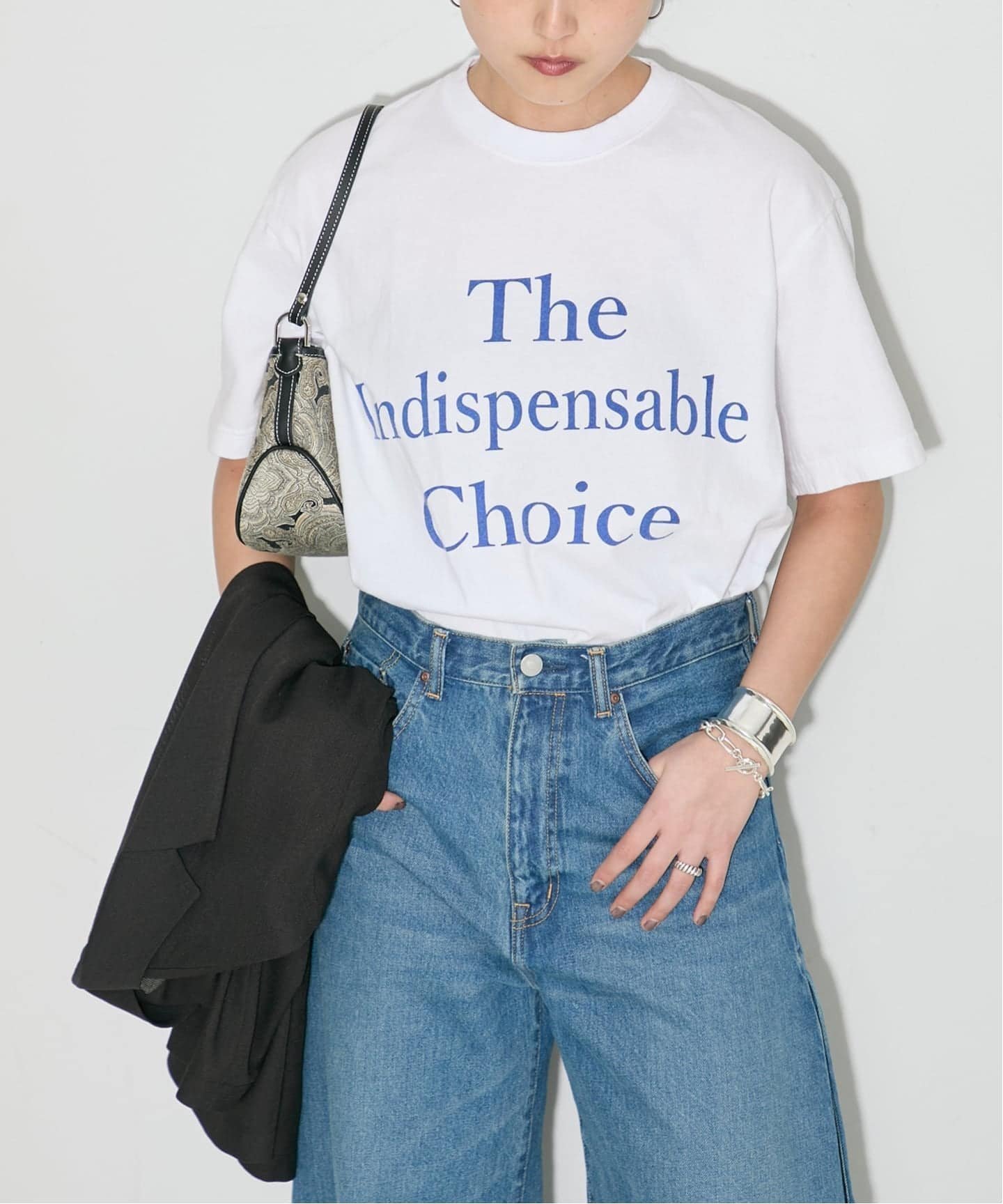 【ジャーナルスタンダード レサージュ/journal standard L'essage】の【THE INDIS~】ピグメントTシャツ インテリア・キッズ・メンズ・レディースファッション・服の通販 founy(ファニー) 　ファッション　Fashion　レディースファッション　Fashion for Women　トップス・カットソー　Cut & Sew Tops　シャツ・ブラウス・オフィスカジュアル　Elegant Blouses & Button-Ups　ロングTシャツ・Tシャツ　Longline T-Shirts & Tees　インディゴ　Indigo Denim　デニム　Denim, Jeans Material　ビンテージ　Vintage, Retro Style　プリント　Print, Printed Pattern　2026年　2026　ホワイト|ID: prp329100004862803 ipo3291000000036118904