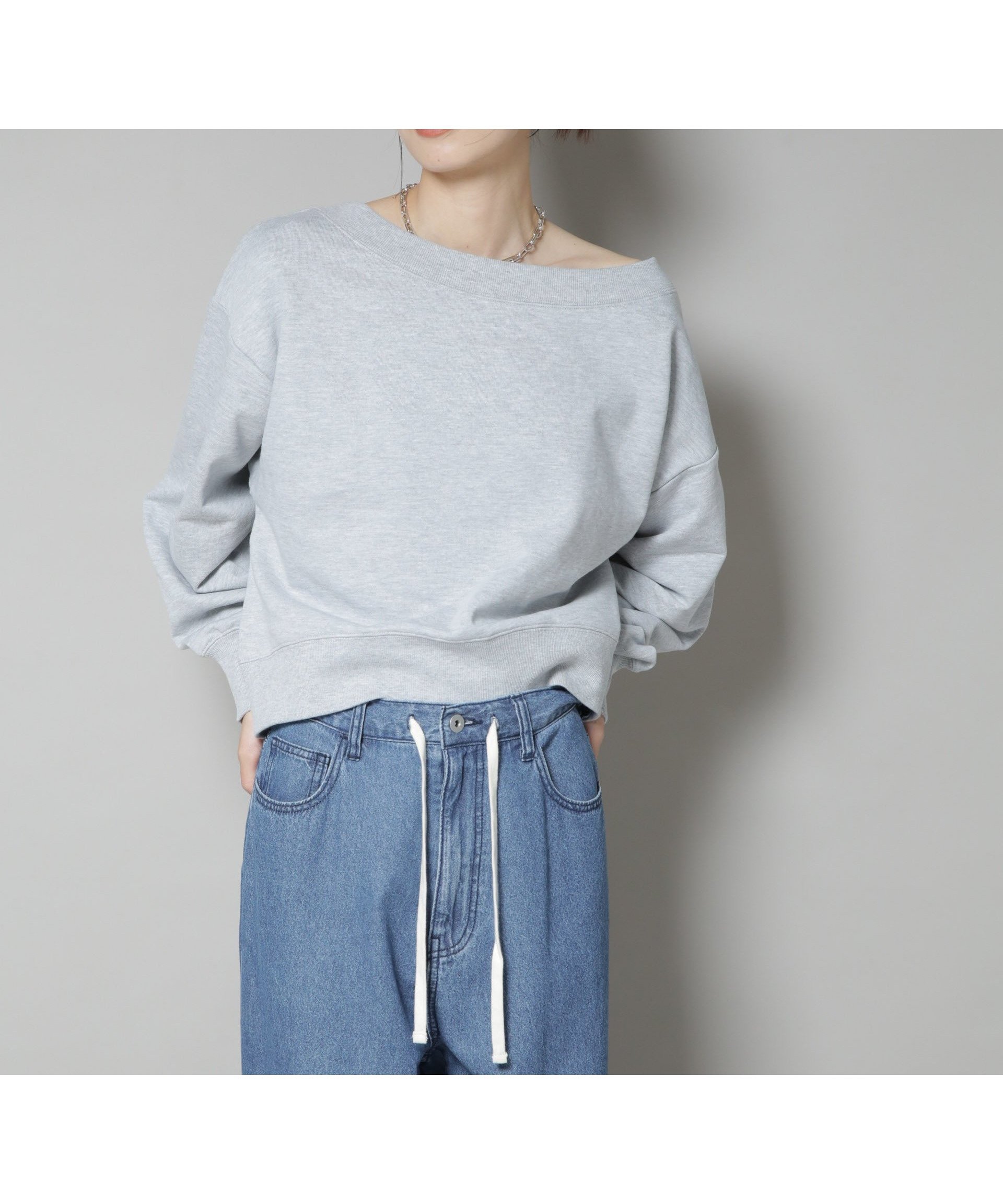 【ナノ ユニバース/nano universe】のワイドボートネックスウェットトップス インテリア・キッズ・メンズ・レディースファッション・服の通販 founy(ファニー) ファッション Fashion レディースファッション Fashion for Women トップス・カットソー Cut & Sew Tops レディースパーカー・カジュアルフーディー Casual Hoodies & Sweatshirts スウェット・クルーネックトップス Sweatshirts & Crewnecks / Relaxed Fit Sweat Tops シンプル Simple, Minimal スウェット / スエット Sweatshirt, Sweatwear デコルテ Décolleté, Neckline バランス Balance, Style Balance ベーシック Basic, Essential ロング Long, Long-Length ワイド Wide, Wide Fit エレガント 上品 Elegant 2025年 2025 2025-2026秋冬・A/W Autumn/Winter 2025–26 AW25–26 グレー|ID: prp329100004862811 ipo3291000000036119012