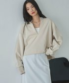 【ドゥ アルシーヴ/Doux archives】のキーネックスウェットプルオーバー 人気、トレンドファッション・服の通販 founy(ファニー) ファッション Fashion レディースファッション Fashion for Women トップス・カットソー Cut & Sew Tops レディースパーカー・カジュアルフーディー Casual Hoodies & Sweatshirts カジュアルプルオーバー・ニットトップス Pullovers & Knit Tops / Casual Pullovers スウェット・クルーネックトップス Sweatshirts & Crewnecks / Relaxed Fit Sweat Tops カットオフ Cut-Off Design スウェット / スエット Sweatshirt, Sweatwear スキッパー Skipper, Open Collar ボトム Bottoms, Lower Wear 人気 Popular, Best Seller thumbnail BEIGE|ID: prp329100004862816 ipo3291000000036119126