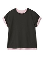【ミラオーウェン/Mila Owen】の【セットアイテム】コットン100%レイヤード2PACK T 人気、トレンドファッション・服の通販 founy(ファニー) ファッション Fashion レディースファッション Fashion for Women イエロー Yellow グラフィック Graphic, Graphic Design コンパクト Compact, Small Size シンプル Simple, Minimal ストレッチ Stretch, Stretchy Fabric スマート Smart, Elegant トレンド Trend, Trending Now エレガント 上品 Elegant ギフト プレゼント Gift / Present thumbnail BLK[009]|ID: prp329100004862819 ipo3291000000036119236