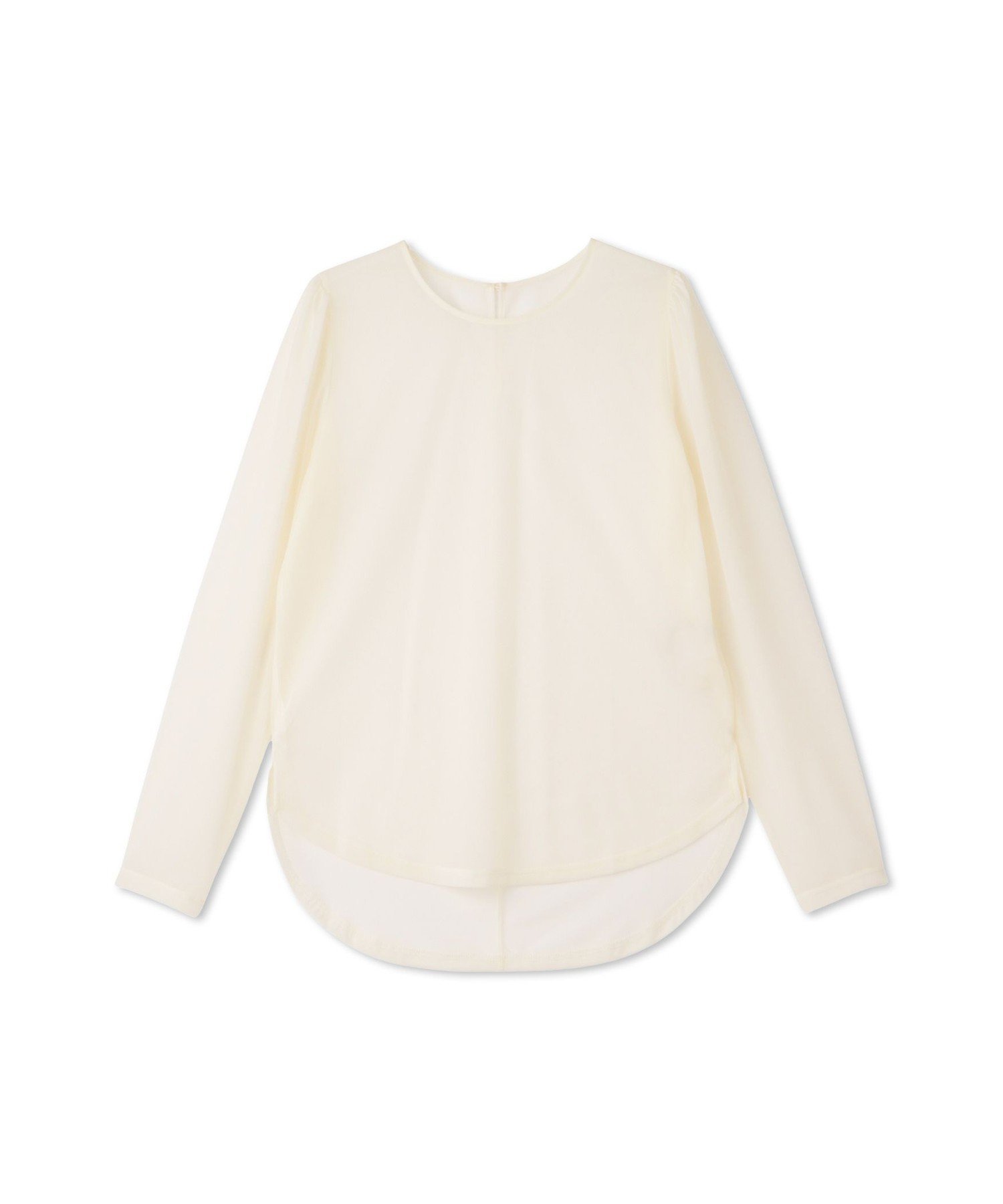 【ロートレ アモン/LAUTRE AMONT】の【WEB 一部店舗限定】トリコットニュアンスシアーカットソー インテリア・キッズ・メンズ・レディースファッション・服の通販 founy(ファニー) ファッション Fashion レディースファッション Fashion for Women トップス・カットソー Cut & Sew Tops カットソー・ベーシックTシャツ Cut-and-Sewn Tops / Stretch Tees & Basics 2024年 2024 2024-2025秋冬・A/W Autumn/Winter 2024–25 AW24–25 エレガント 上品 Elegant 秋 Autumn A/W・秋冬 Autumn/Winter ビジネス 仕事 通勤 Business / Work / Commuting オフホワイト|ID: prp329100004862824 ipo3291000000036119377