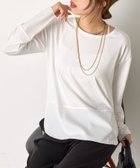 【ジェナ エスパス メルヴェイユ/Jena espace merveilleux】の【重ね着で活躍】裾切替カットソー 人気、トレンドファッション・服の通販 founy(ファニー) ファッション Fashion レディースファッション Fashion for Women トップス・カットソー Cut & Sew Tops カットソー・ベーシックTシャツ Cut-and-Sewn Tops / Stretch Tees & Basics インナー Innerwear カットソー Cut and Sewn Top 切替 Switching, Contrast Panel シアー Sheer, See-Through ジャケット Jacket, Outerwear スマート Smart, Elegant ツイル Twist, Twisted Detail 再入荷 Restock / Back in Stock おすすめ Recommended / Our Picks thumbnail オフホワイト|ID: prp329100004862825 ipo3291000000036119452