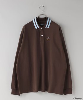 【ローリーズファーム/LOWRYS FARM】のLFM【MICKEY】ラインポロLS 人気、トレンドファッション・服の通販 founy(ファニー) ファッション Fashion レディースファッション Fashion for Women おすすめ Recommended / Our Picks シンプル Simple, Minimal スリーブ Sleeve, Long Sleeve / Short Sleeve ボトム Bottoms, Lower Wear ポロシャツ Polo Shirt, Collared Tee ロング Long, Long-Length ワイド Wide, Wide Fit ワンポイント One Point, Statement Accent |ID:prp329100004862827