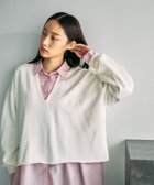 【レプシィム ローリーズファーム/LEPSIM LOWRYS FARM】の深スリットプルオーバー 人気、トレンドファッション・服の通販 founy(ファニー) ファッション Fashion レディースファッション Fashion for Women トップス・カットソー Cut & Sew Tops カジュアルプルオーバー・ニットトップス Pullovers & Knit Tops / Casual Pullovers インナー Innerwear シフォン Chiffon, Lightweight Fabric ショート Short, Short Length ワンポイント One Point, Statement Accent thumbnail オフホワイト05|ID: prp329100004862828 ipo3291000000036119538
