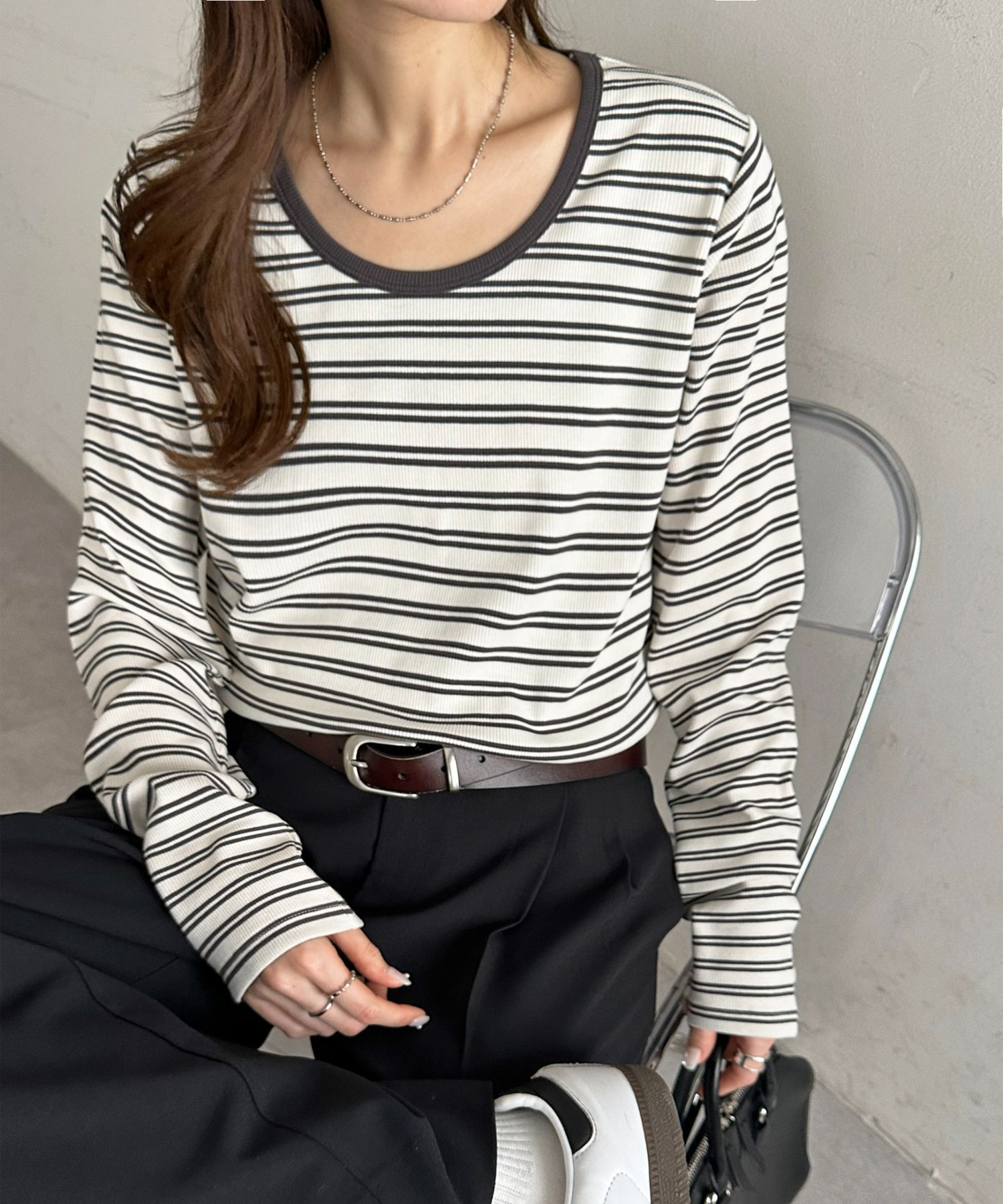 【ディスコート/Discoat】のリブUネックロングスリーブ インテリア・キッズ・メンズ・レディースファッション・服の通販 founy(ファニー) ファッション Fashion レディースファッション Fashion for Women おすすめ Recommended / Our Picks アクセサリー Fashion Accessories インナー Innerwear キャミ Camisole, Cami Top シンプル Simple, Minimal ジャケット Jacket, Outerwear スリーブ Sleeve, Long Sleeve / Short Sleeve デコルテ Décolleté, Neckline デニム Denim, Jeans Material ビジュー Bijou, Jewel-like Accent ブルゾン Blouson, Bomber Jacket ロング Long, Long-Length トープ|ID: prp329100004862830 ipo3291000000036119618