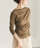 【プラージュ/Plage】のDrape プルオーバー 人気、トレンドファッション・服の通販 founy(ファニー) ファッション Fashion レディースファッション Fashion for Women トップス・カットソー Cut & Sew Tops カジュアルプルオーバー・ニットトップス Pullovers & Knit Tops / Casual Pullovers おすすめ Recommended / Our Picks アシンメトリー Asymmetrical Style エレガント 上品 Elegant ストレッチ Stretch, Stretchy Fabric デコルテ Décolleté, Neckline ドレープ Drape, Draping Fabric バランス Balance, Style Balance パターン Pattern, Design Print thumbnail ブラウン|ID: prp329100004862835 ipo3291000000036120005