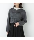 【ヒューマンウーマン/HUMAN WOMAN】のレイヤーレースブラウス 人気、トレンドファッション・服の通販 founy(ファニー) ファッション Fashion レディースファッション Fashion for Women トップス・カットソー Cut & Sew Tops シャツ・ブラウス・オフィスカジュアル Elegant Blouses & Button-Ups おすすめ Recommended / Our Picks サテン Satin, Glossy Fabric スタンダード Standard, Basic タートル Turtleneck, Turtle Collar レース Lace, Lace Fabric ロング Long, Long-Length 別注 Limited Edition, Custom Order 羽織 Haori, Light Jacket thumbnail チャコール1|ID: prp329100004862836 ipo3291000000036120039