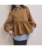 【アダム エ ロペ/ADAM ET ROPE'】の【WEB限定】ペプラムコンビプルオーバー 人気、トレンドファッション・服の通販 founy(ファニー) ファッション Fashion レディースファッション Fashion for Women トップス・カットソー Cut & Sew Tops カジュアルプルオーバー・ニットトップス Pullovers & Knit Tops / Casual Pullovers アシンメトリー Asymmetrical Style カットソー Cut and Sewn Top スラックス Slacks, Dress Pants デニム Denim, Jeans Material フェミニン Feminine, Girly ベーシック Basic, Essential ペプラム Peplum, Flared Hem ポケット Pocket, Pocket Detail おすすめ Recommended / Our Picks エレガント 上品 Elegant 2026年 2026 thumbnail キャメル(25)|ID: prp329100004862840 ipo3291000000036120137