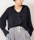 【ノーリーズ/NOLLEY'S】のウォッシャブルスエードサテンシャツ 人気、トレンドファッション・服の通販 founy(ファニー) ファッション Fashion レディースファッション Fashion for Women トップス・カットソー Cut & Sew Tops シャツ・ブラウス・オフィスカジュアル Elegant Blouses & Button-Ups 2025年 2025 2025-2026秋冬・A/W Autumn/Winter 2025–26 AW25–26 おすすめ Recommended / Our Picks サテン Satin, Glossy Fabric タートル Turtleneck, Turtle Collar トレンド Trend, Trending Now ビジネス 仕事 通勤 Business / Work / Commuting thumbnail ネイビー|ID: prp329100004862843 ipo3291000000036120375