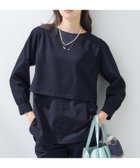 【インディヴィ/INDIVI】の【洗える/UVケア】レイヤード風デザイントップス 人気、トレンドファッション・服の通販 founy(ファニー) ファッション Fashion レディースファッション Fashion for Women トップス・カットソー Cut & Sew Tops おすすめ Recommended / Our Picks カットソー Cut and Sewn Top コンパクト Compact, Small Size シルキー Silky, Smooth Texture ストレッチ Stretch, Stretchy Fabric スマート Smart, Elegant ドッキング Docking, Mixed Material ネックレス Necklace, Pendant Necklace ブロード Broadcloth, Fine Cotton ベスト Vest, Waistcoat ワイド Wide, Wide Fit 洗える Machine Washable thumbnail ネイビー|ID: prp329100004862844 ipo3291000000036120391