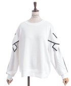 【アクシーズファム/axes femme】の袖リボンカットプルオーバー 人気、トレンドファッション・服の通販 founy(ファニー) ファッション Fashion レディースファッション Fashion for Women トップス・カットソー Cut & Sew Tops カジュアルプルオーバー・ニットトップス Pullovers & Knit Tops / Casual Pullovers シンプル Simple, Minimal スリーブ Sleeve, Long Sleeve / Short Sleeve デニム Denim, Jeans Material フェミニン Feminine, Girly フレア Flare, Flared プリーツ Pleats, Pleated リボン Ribbon, Bow ワイド Wide, Wide Fit thumbnail 白|ID: prp329100004862845 ipo3291000000036120403