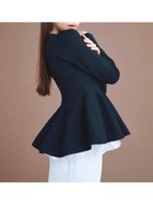 【セルフォード/CELFORD】のペプラムドッキングニットプルオーバー 人気、トレンドファッション・服の通販 founy(ファニー) ファッション Fashion レディースファッション Fashion for Women トップス・カットソー Cut & Sew Tops ニット Knit Tops & Sweaters カジュアルプルオーバー・ニットトップス Pullovers & Knit Tops / Casual Pullovers オーガンジー Organza Fabric シフォン Chiffon, Lightweight Fabric スマート Smart, Elegant ドッキング Docking, Mixed Material フォルム Silhouette, Form ペプラム Peplum, Flared Hem ラッフル Ruffle, Frill 今季 This Season, Current Season thumbnail BLK[009]|ID: prp329100004862846 ipo3291000000036120456