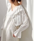 【イエナ/IENA】のフリルピンタックブラウス 人気、トレンドファッション・服の通販 founy(ファニー) ファッション Fashion レディースファッション Fashion for Women トップス・カットソー Cut & Sew Tops シャツ・ブラウス・オフィスカジュアル Elegant Blouses & Button-Ups 2026年 2026 インド Indian Textile インナー Innerwear ジャケット Jacket, Outerwear スラックス Slacks, Dress Pants デニム Denim, Jeans Material バランス Balance, Style Balance フリル Frill, Ruffle ボトム Bottoms, Lower Wear エレガント 上品 Elegant thumbnail ホワイト|ID: prp329100004862851 ipo3291000000036120651