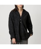 【ユナイテッドアローズ/UNITED ARROWS】のジャガード スキッパー ブラウス 人気、トレンドファッション・服の通販 founy(ファニー) ファッション Fashion レディースファッション Fashion for Women トップス・カットソー Cut & Sew Tops シャツ・ブラウス・オフィスカジュアル Elegant Blouses & Button-Ups 春 Spring 秋 Autumn スキッパー Skipper, Open Collar ストレート Straight, Straight Cut モチーフ Motif, Design Theme リラックス Relax, Relaxed Fit ワイド Wide, Wide Fit アウトレット Outlet / Clearance おすすめ Recommended / Our Picks thumbnail BLACK|ID: prp329100004862852 ipo3291000000036120679