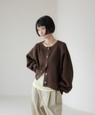 【ローリーズファーム/LOWRYS FARM】のリングドットクルーカーディガン 人気、トレンドファッション・服の通販 founy(ファニー) ファッション Fashion レディースファッション Fashion for Women トップス・カットソー Cut & Sew Tops カーディガン・羽織り Layered Style Cardigans インナー Innerwear カーディガン Cardigan, Knitwear ボトム Bottoms, Lower Wear ワイド Wide, Wide Fit thumbnail ブラウン58|ID: prp329100004862854 ipo3291000000036120860