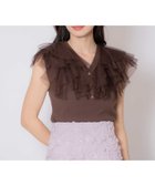 【ノエラ/Noela】のチュールフリルニット 人気、トレンドファッション・服の通販 founy(ファニー) ファッション Fashion レディースファッション Fashion for Women トップス・カットソー Cut & Sew Tops ニット Knit Tops & Sweaters コンパクト Compact, Small Size チュール Tulip, Tulip Motif ベーシック Basic, Essential ポケット Pocket, Pocket Detail 人気 Popular, Best Seller thumbnail チャ|ID: prp329100004862855 ipo3291000000036120892