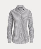 【ラルフローレン/RALPH LAUREN】のストライプド イージー ケア コットン シャツ 人気、トレンドファッション・服の通販 founy(ファニー) ファッション Fashion レディースファッション Fashion for Women トップス・カットソー Cut & Sew Tops シャツ・ブラウス・オフィスカジュアル Elegant Blouses & Button-Ups カフス Cuff Design クラシック Classic, Timeless Style ストライプ Stripe, Striped Pattern フィット Fit, Slim Fit ヨーク Yoke, Yoke Design リラックス Relax, Relaxed Fit 定番 Standard, Basic Item 長袖 Long Sleeve, Full Sleeve thumbnail 001ブラック|ID: prp329100004862858 ipo3291000000036121028