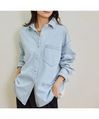 【バンヤードストーム/BARNYARDSTORM】のカットデニムシャツジャケット 人気、トレンドファッション・服の通販 founy(ファニー) ファッション Fashion レディースファッション Fashion for Women アウター Coat / Outerwear Collection レディースジャケット・軽アウター Jackets おすすめ Recommended / Our Picks インディゴ Indigo Denim インナー Innerwear カットソー Cut and Sewn Top ジャケット Jacket, Outerwear セットアップ Set-Up, Coordinated Outfit タートル Turtleneck, Turtle Collar デニム Denim, Jeans Material ヴィンテージ Vintage Style thumbnail ペールブルー81|ID: prp329100004862860 ipo3291000000036121071