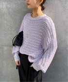 【スローブ イエナ/SLOBE IENA】のギマヤーンメッシュボートネックニット 人気、トレンドファッション・服の通販 founy(ファニー) ファッション Fashion レディースファッション Fashion for Women トップス・カットソー Cut & Sew Tops ニット Knit Tops & Sweaters 2026年 2026 タンク Tank Top, Sleeveless Top デコルテ Décolleté, Neckline メッシュ Mesh, Net Fabric 夏 Summer thumbnail パープル B|ID: prp329100004862861 ipo3291000000036121104