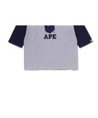 【ア ベイシング エイプ/A BATHING APE】のCOLLEGE RAGLAN REGULAR FIT LS TEE 人気、トレンドファッション・服の通販 founy(ファニー) ファッション Fashion レディースファッション Fashion for Women インナー Innerwear スリーブ Sleeve, Long Sleeve / Short Sleeve フロント Front, Front Design プリント Print, Printed Pattern thumbnail GRAY|ID: prp329100004863326 ipo3291000000036156759