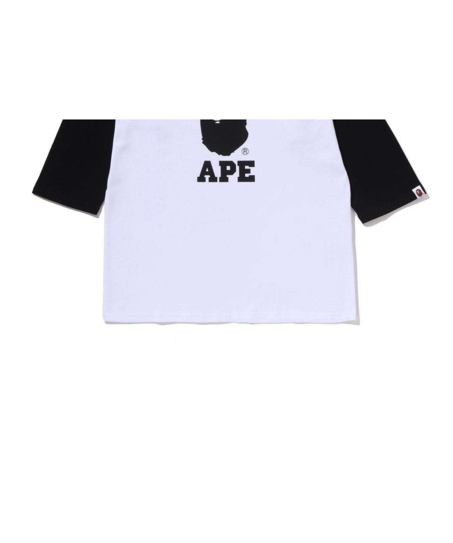 【ア ベイシング エイプ/A BATHING APE】のCOLLEGE RAGLAN REGULAR FIT LS TEE インテリア・キッズ・メンズ・レディースファッション・服の通販 founy(ファニー) ファッション Fashion レディースファッション Fashion for Women インナー Innerwear スリーブ Sleeve, Long Sleeve / Short Sleeve フロント Front, Front Design プリント Print, Printed Pattern WHITE|ID: prp329100004863326 ipo3291000000036156766