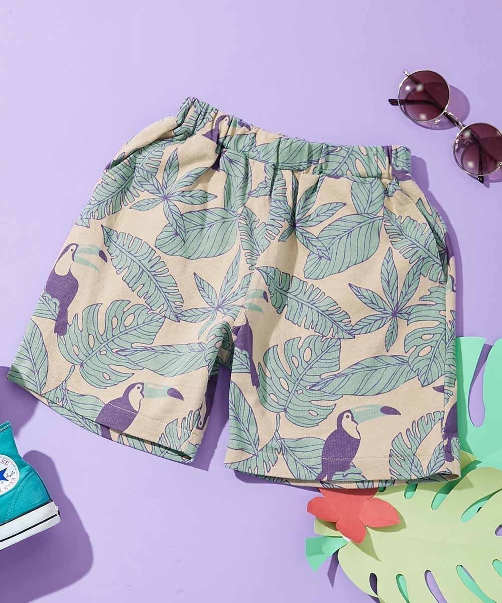 【デビロック/devirock / KIDS】のデザインいろいろ 無地ワンポイント 総柄 ミニ裏毛ハーフパンツ 子供服 キッズ 26SS インテリア・キッズ・メンズ・レディースファッション・服の通販 founy(ファニー) 　ファッション　Fashion　キッズファッション　Fashion for Kids　ボトムス　Bottoms　シンプル　Simple, Minimal　スウェット / スエット　Sweatshirt, Sweatwear　ハーフ　Half, Half-Length　無地　Plain, Solid Color　ワンポイント　One Point, Statement Accent　おすすめ　Recommended / Our Picks　2026年　2026　003-ボタニカル-ベージュ|ID: prp329100004863479 ipo3291000000036157584