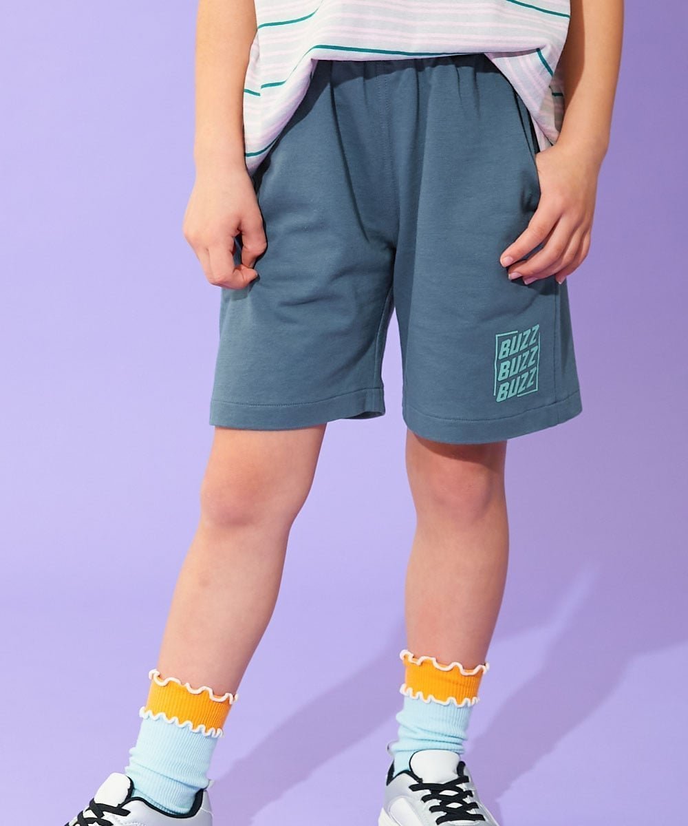 【デビロック/devirock / KIDS】のデザインいろいろ 無地ワンポイント 総柄 ミニ裏毛ハーフパンツ 子供服 キッズ 26SS インテリア・キッズ・メンズ・レディースファッション・服の通販 founy(ファニー) 　ファッション　Fashion　キッズファッション　Fashion for Kids　ボトムス　Bottoms　シンプル　Simple, Minimal　スウェット / スエット　Sweatshirt, Sweatwear　ハーフ　Half, Half-Length　無地　Plain, Solid Color　ワンポイント　One Point, Statement Accent　おすすめ　Recommended / Our Picks　2026年　2026　033-ロゴ2-シャドーブルー|ID: prp329100004863479 ipo3291000000036157620